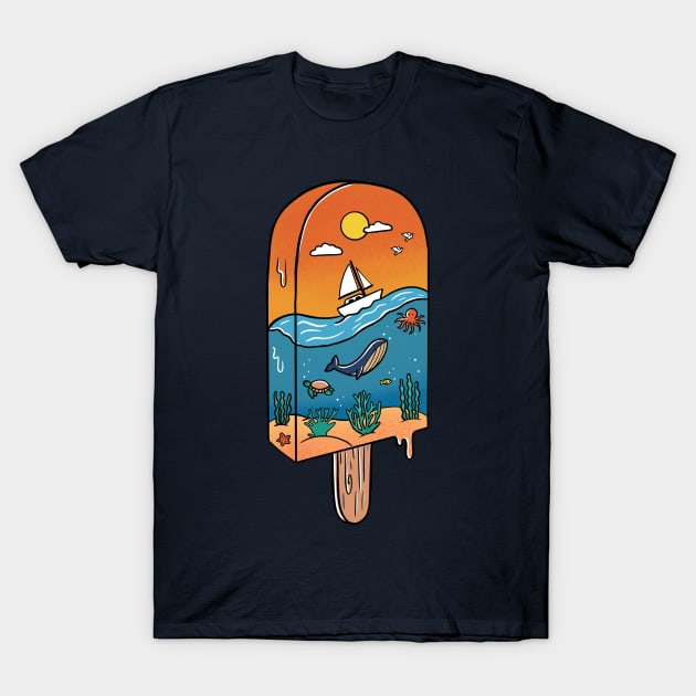 Nature Ice cream T-Shirt by Otrebor